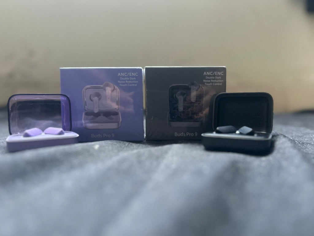 Buds Pro 9 TWS Wireless Earbuds – Hi-Fi True Wireless Earphones with ANC & ENC Noise Cancellation, Smart Touch Controls, Random Color