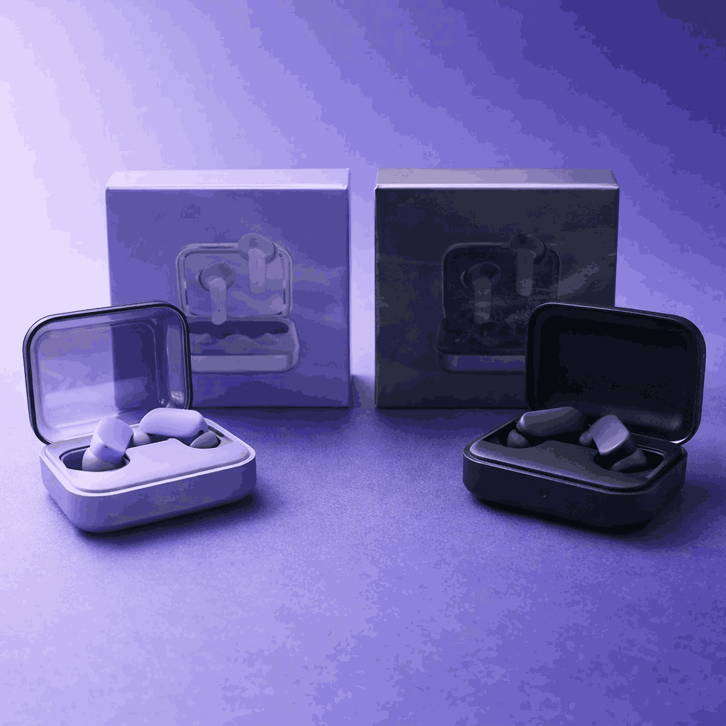Buds Pro 9 TWS Wireless Earbuds – Hi-Fi True Wireless Earphones with ANC & ENC Noise Cancellation, Smart Touch Controls, Random Color