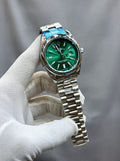 Rolex Oyster Perpetual Stainless Steel Watch – Premium Analog Timepiece with Date Display & Luminous Dial**