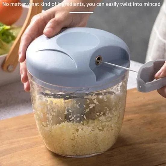 Manual Vegetable & Food Chopper – Easy Hand Cutter for Quick Kitchen Food Preparation (Random Color)